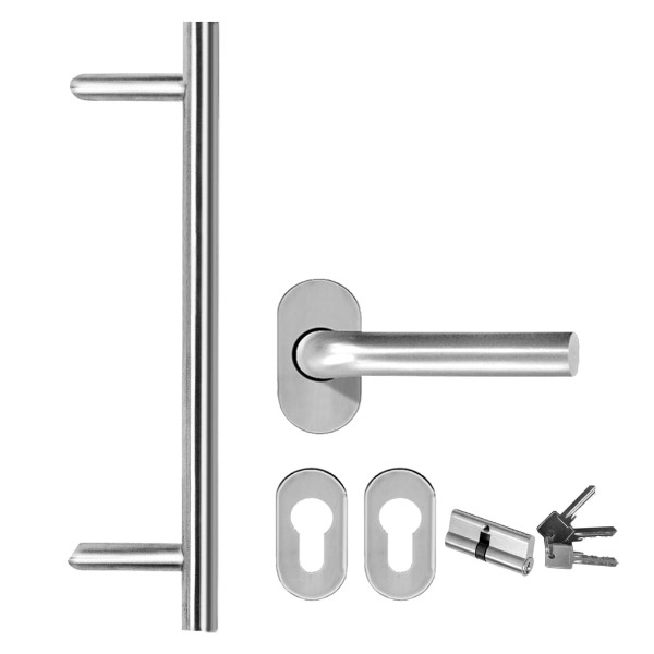  Haustür Anthrazit 108×208 cm