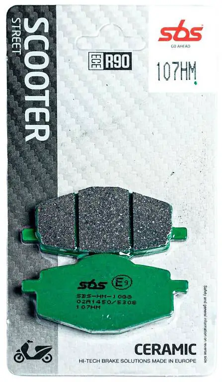 Bremsbelag SBS 107 HM Scooter YAMAHA Cygnus 50-125, DT 50-12