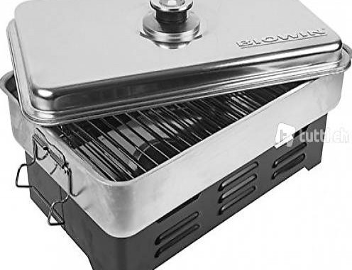  TISCHRÄUCHEROFEN mit THERMOMETER EDELSTAHL