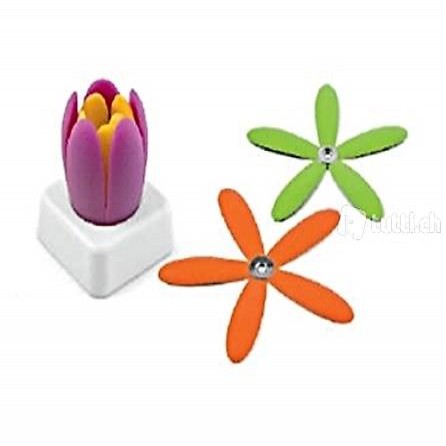 Topfuntersetzer im Tulpen Design, WEIS