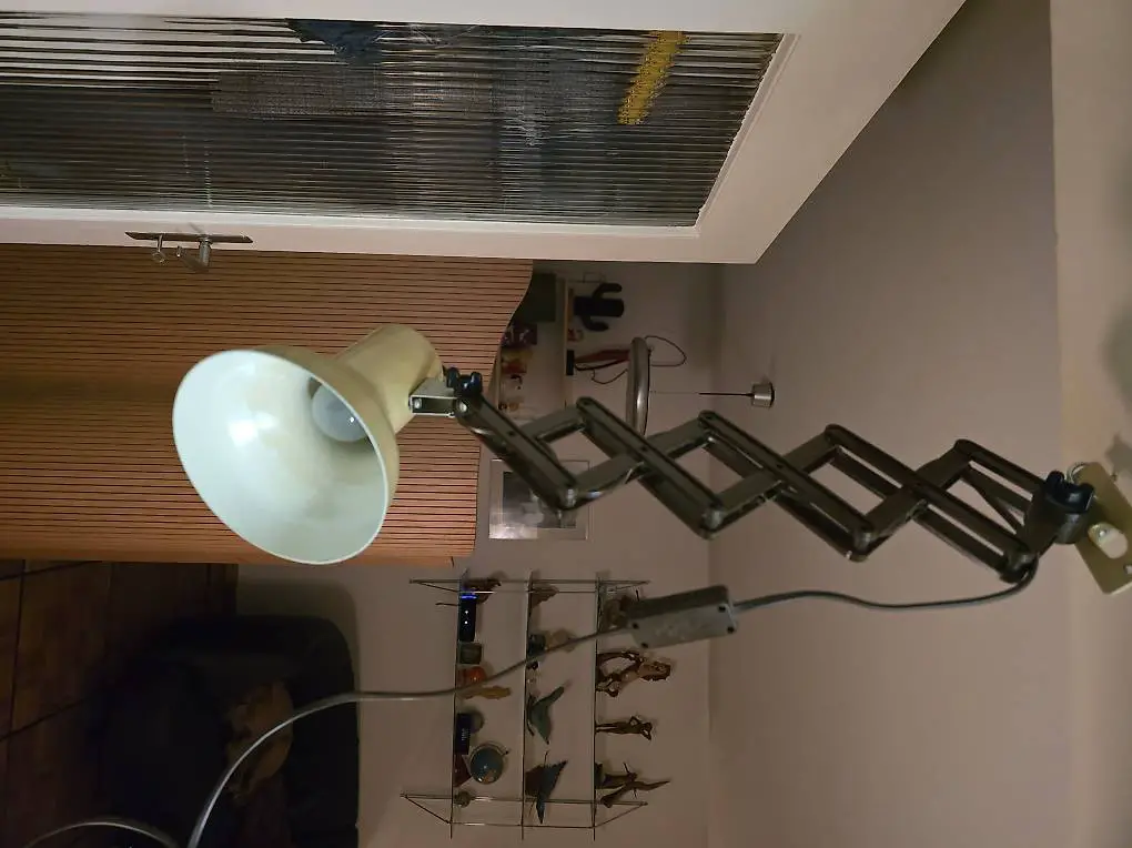 70er Scherenlampe