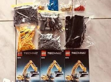Lego Technic, Raupenbagger 8043, mit Originalbauanleitungen
