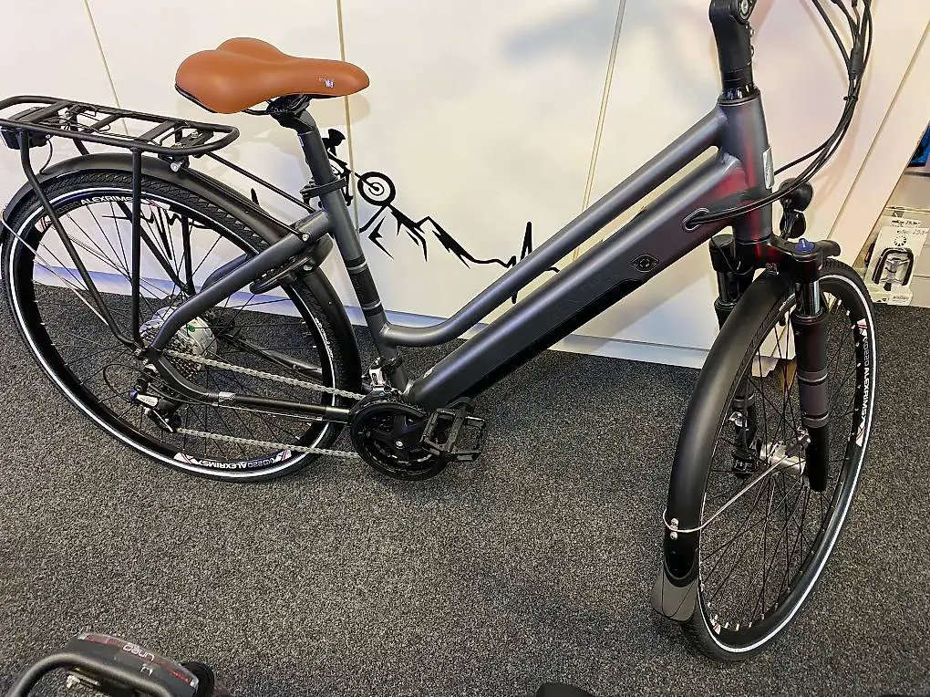 Zenith zcl 02 Anthrazit ebike citybike Fahrrad Velo