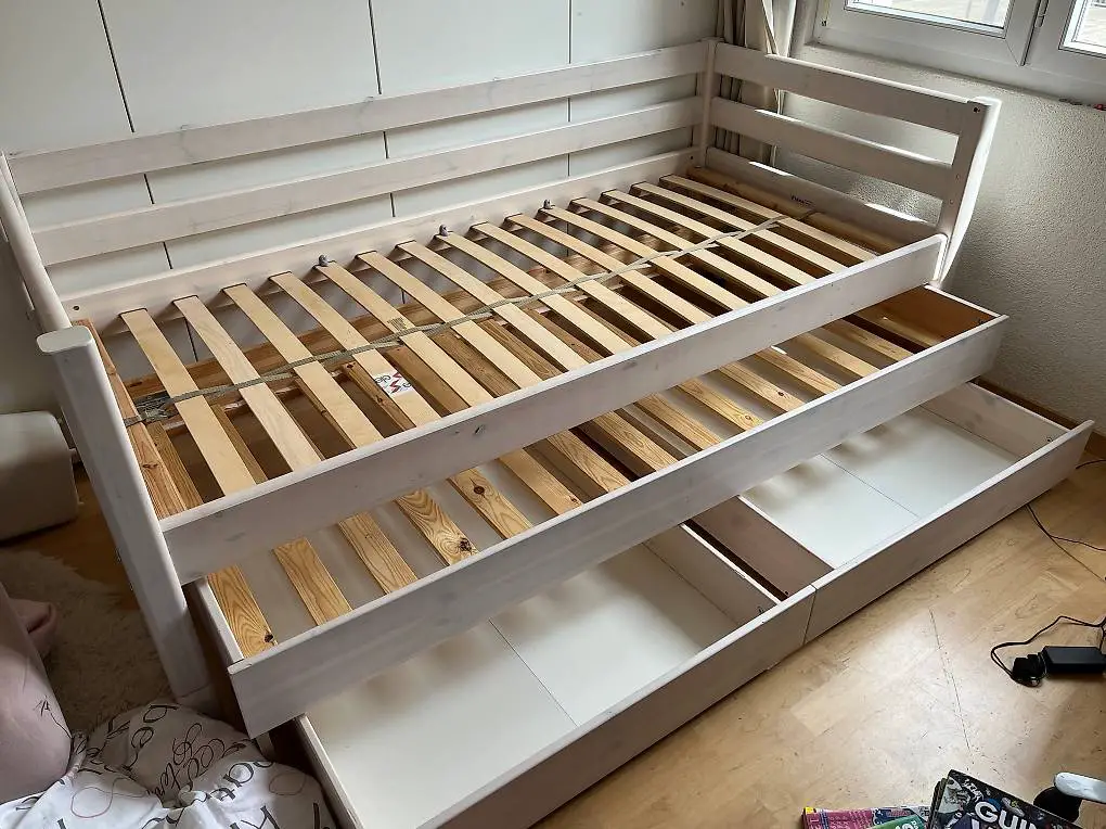 Flexa-Bett Micasa inkl. Gästebett und zwei Schubladen