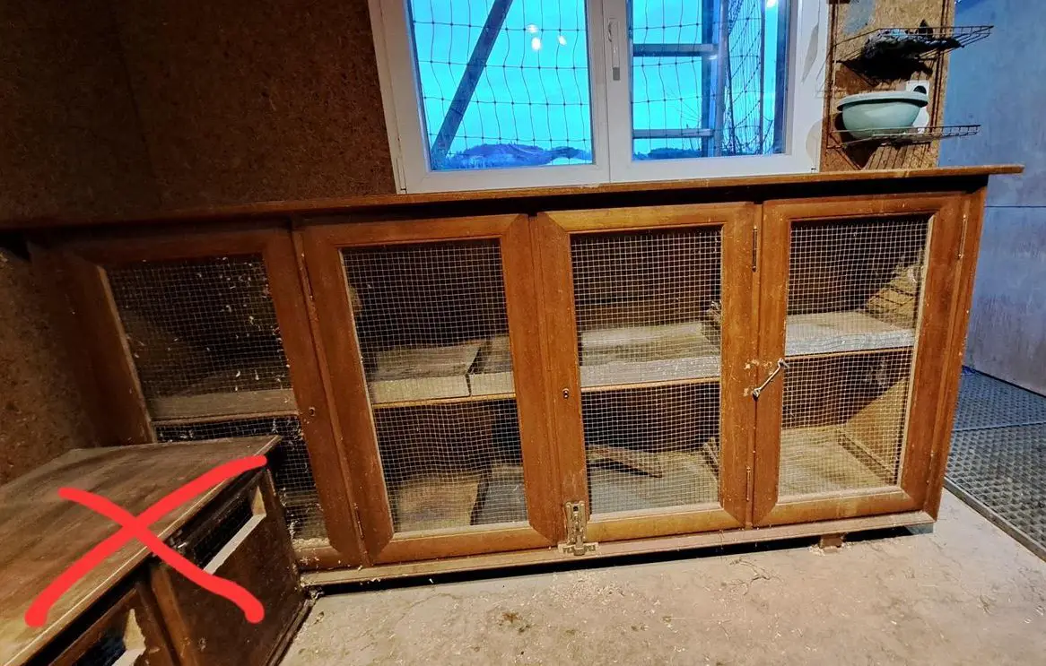 Hasenstall (gross, Eigenbau) zu verkaufen