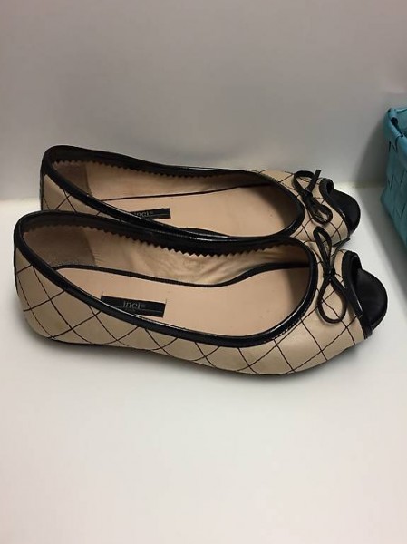 Ballerina gesteppt Echt Leder gr.38