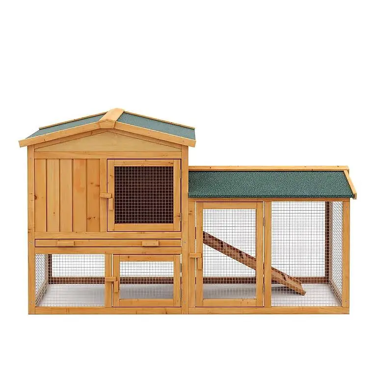 Kaninchenstall HAZEL 147 x 53 x 86 cm