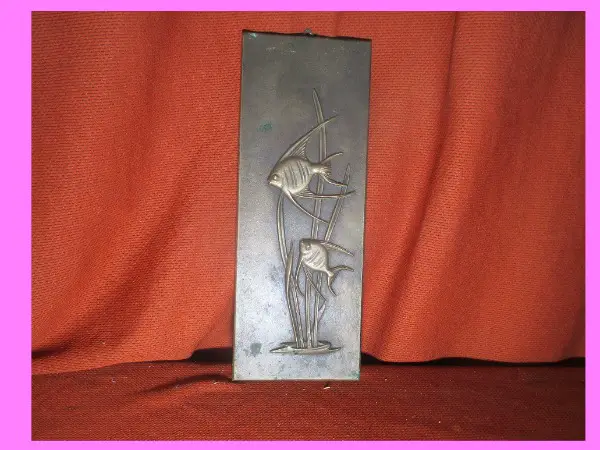 Messing fisch Wandschmuck