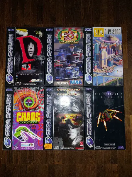 6 Games für Sega Saturn