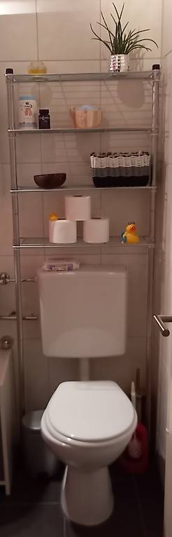 Toilettenregal / Badregal mit 4 Ablagen - wie NEU