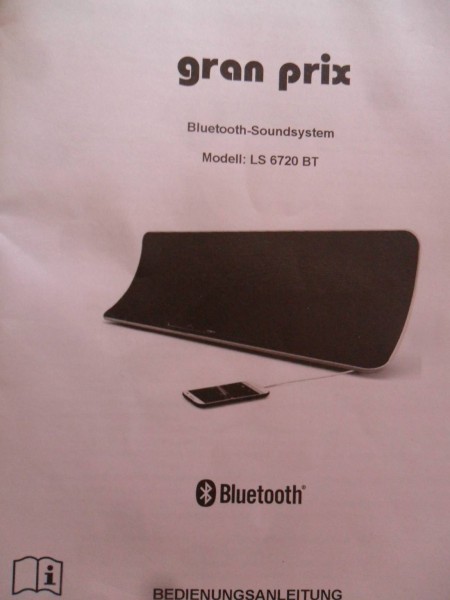 Lautsprecher Grad Prix Bluetooth