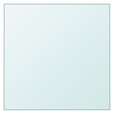 vidaXL Tischplatte Transparent 40x40 cm SKU:345071