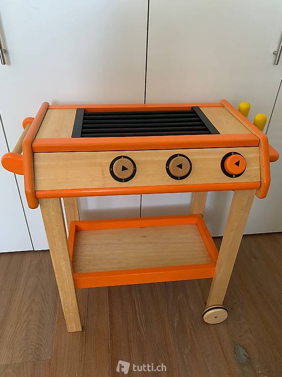 Spielzeug Grill aus Holz