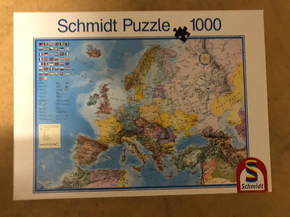 Puzzle 1000 Teile Europa