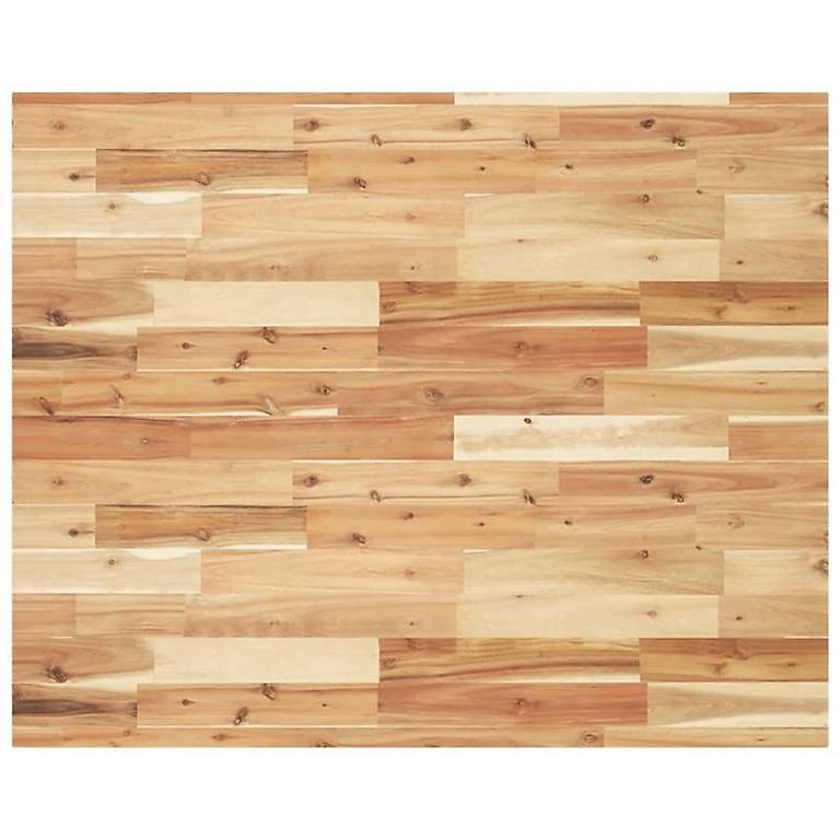 Schreibtischplatte Ölbeschichtung 100x80x4 cm Massivholz Aka