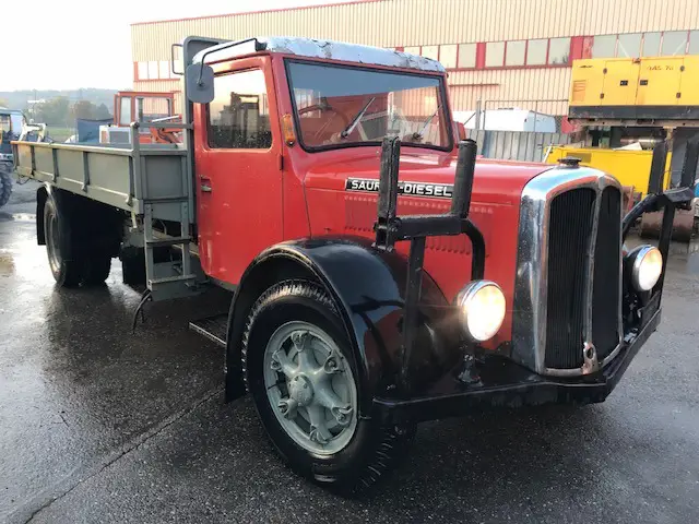 SAURER, 2C, Brücke/Pritsche