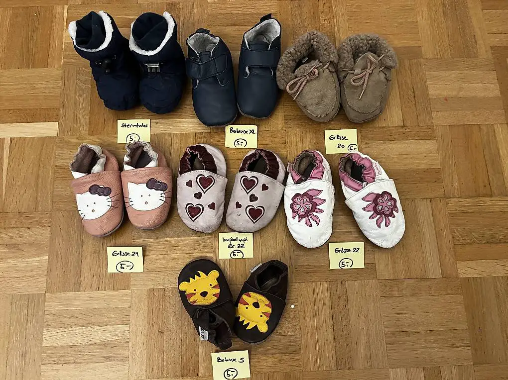 Babyfinkli, Bobux, Impidimpi, Sterntaler etc.