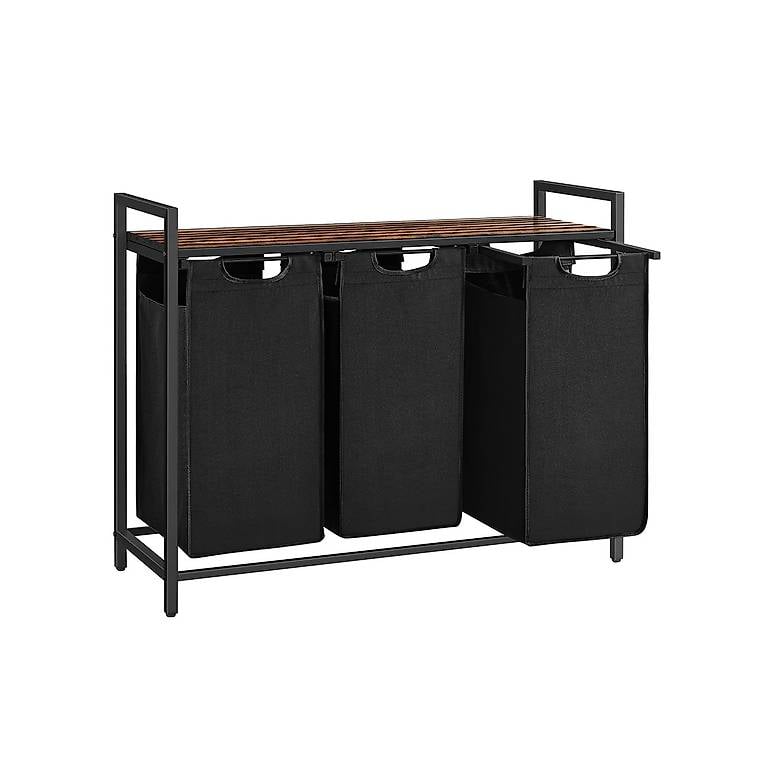 Wäschekorb mit 3 Fächern