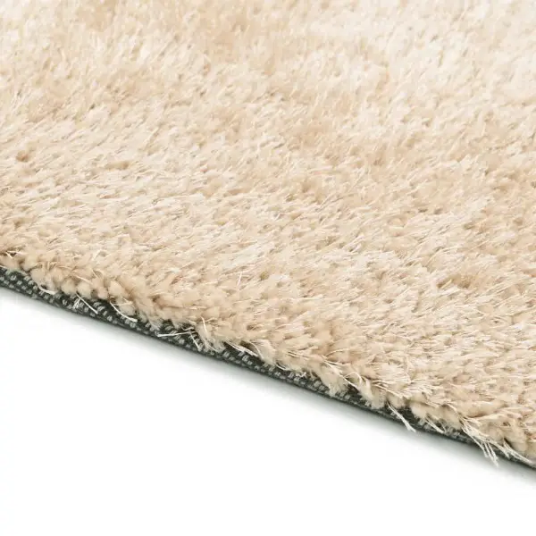  Hochflor-Teppich 120 x 160 cm Beige