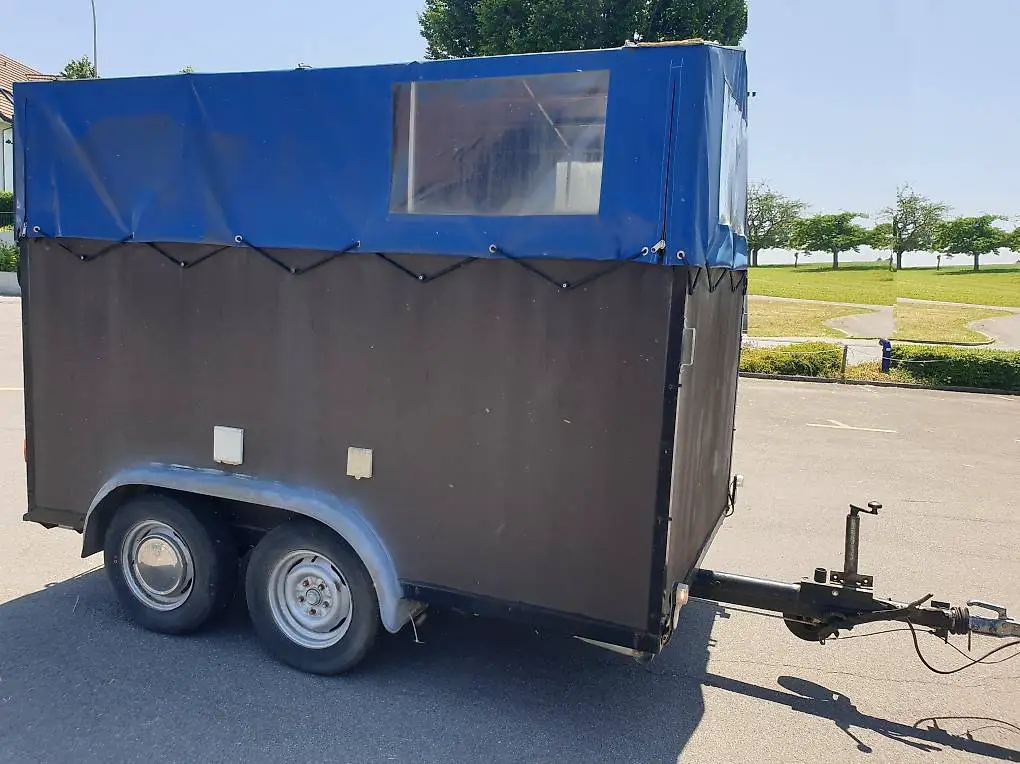 Anhänger Vieh Schaf Ziege Weidenunterstand Wohnwagen Auto