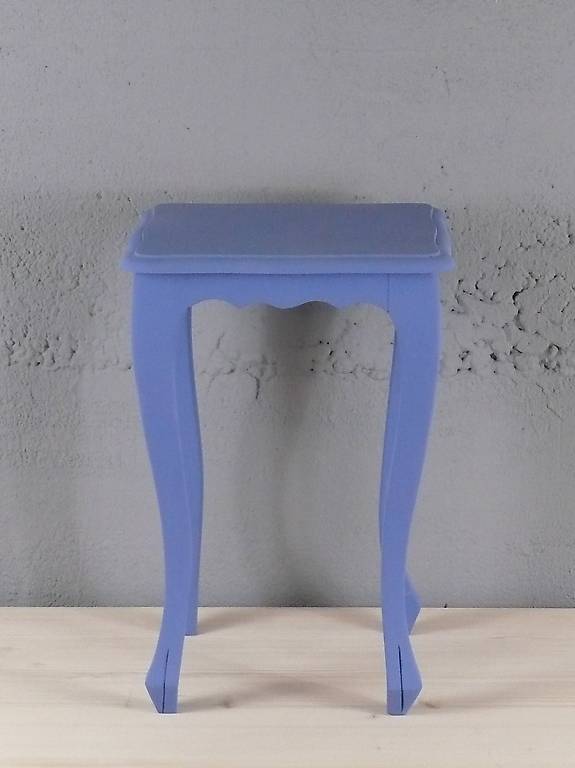 Hocker / Pflanzenhocker in Taubenblau