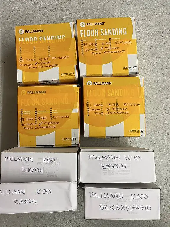 Restposten Schleifscheiben für Holz zur DS und DSW