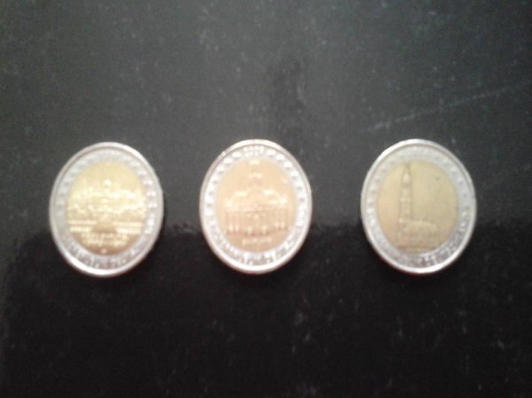 2-Euro Sondermünzen D-land / Spanien / Frankreich / Griec