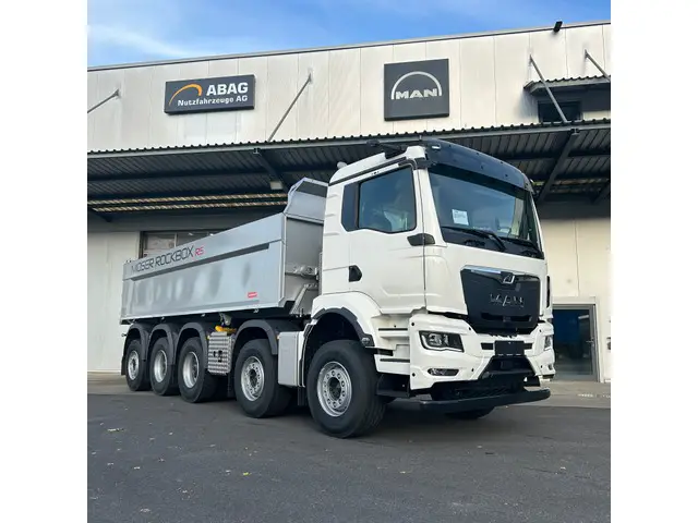 MAN, TGS 50.520 10x4-6 BL CH, Moser Rockbox, 2-Seitenkipper