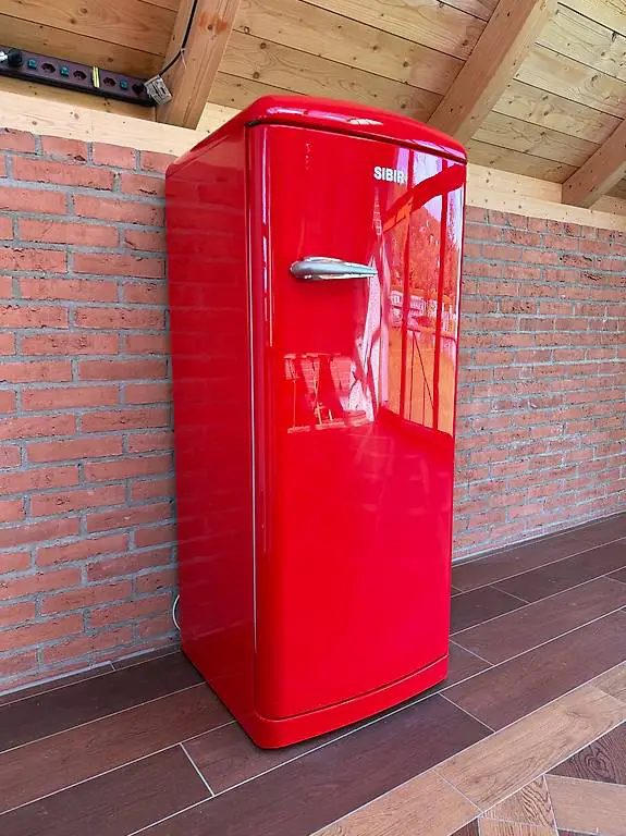 SIBIR Retro Kühlschrank 230Liter