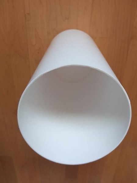 Poubelle Plastic Blanche Weisser Plastik Kübel