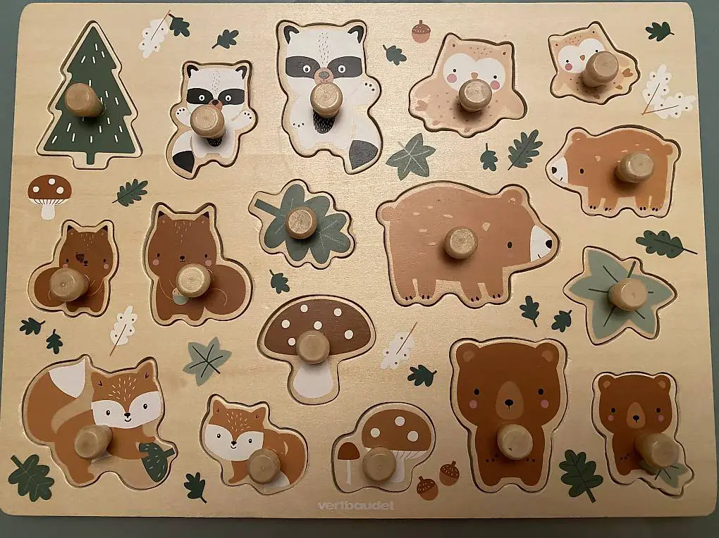 Baby Steckpuzzle? Green Forest? von Vertbaudet