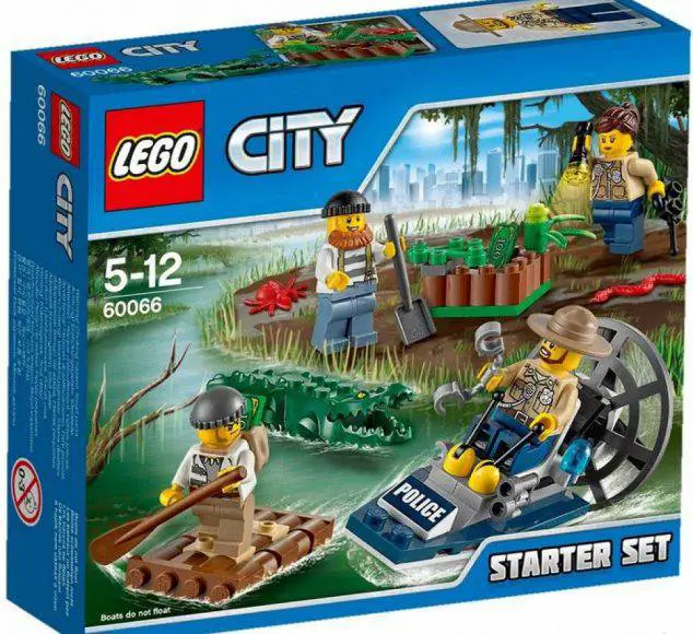  Lego 60066 City Sumpfpolizei Starter-Set