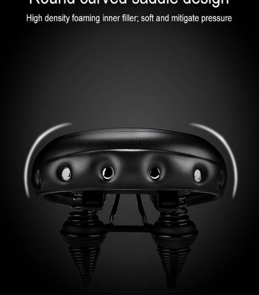  INBIKE Weiche Breiten Fahrrad Sattel Bequem Bike PU Sattel