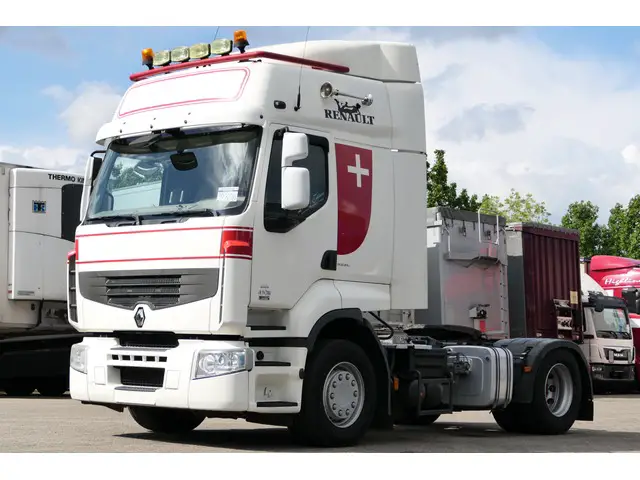 RENAULT / RENAULT TRUCKS, Premium 410 Kipphydraulik, Sattelkupplung