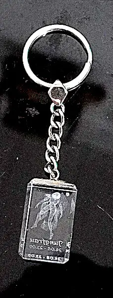 Schlüsselanhänger mit Kristall-Stein