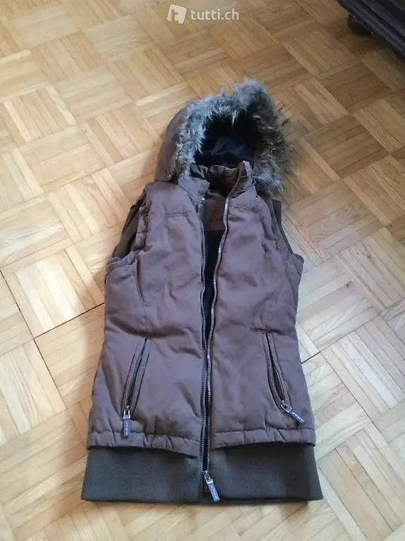 Gillet Weste 158 164 XS Daunen Jacke ohne Ärmel