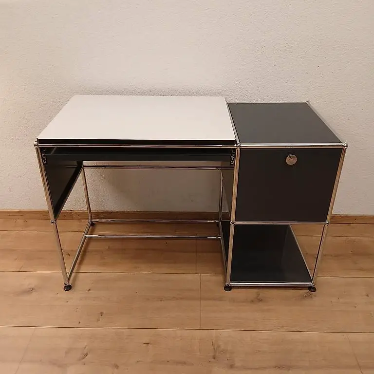 USM Haller Pult Arbeitsplatz Homeoffice Anthrazitgrau