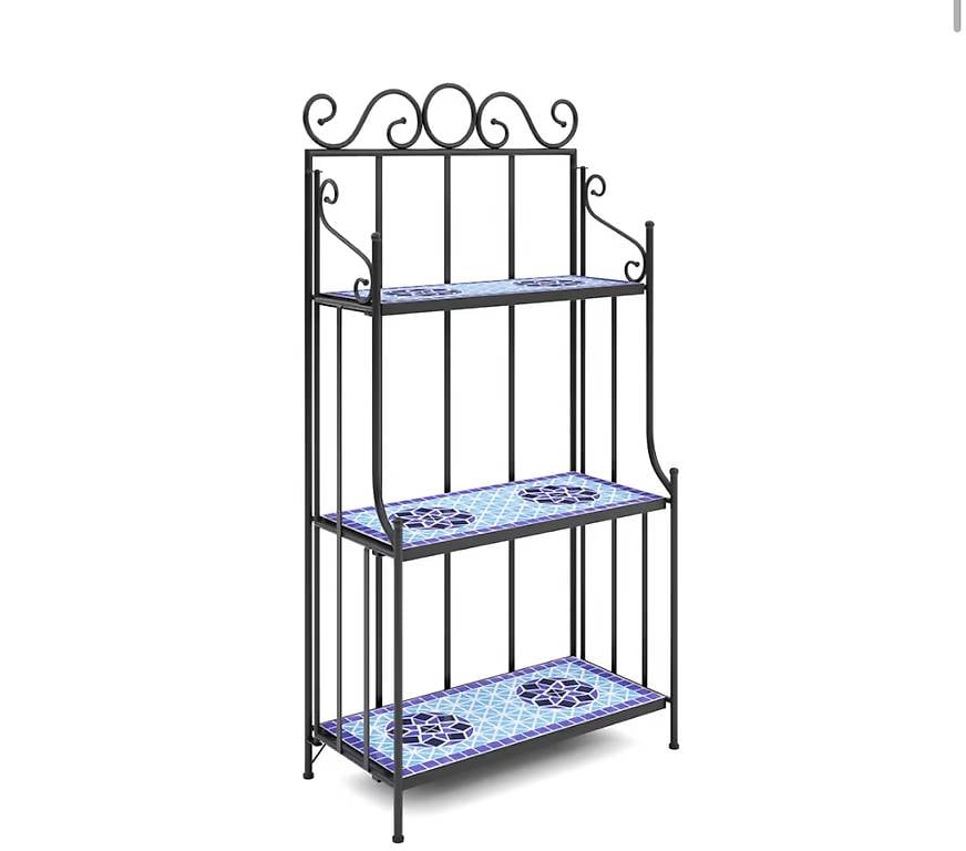 Pflanzenregal MOSAIK blau