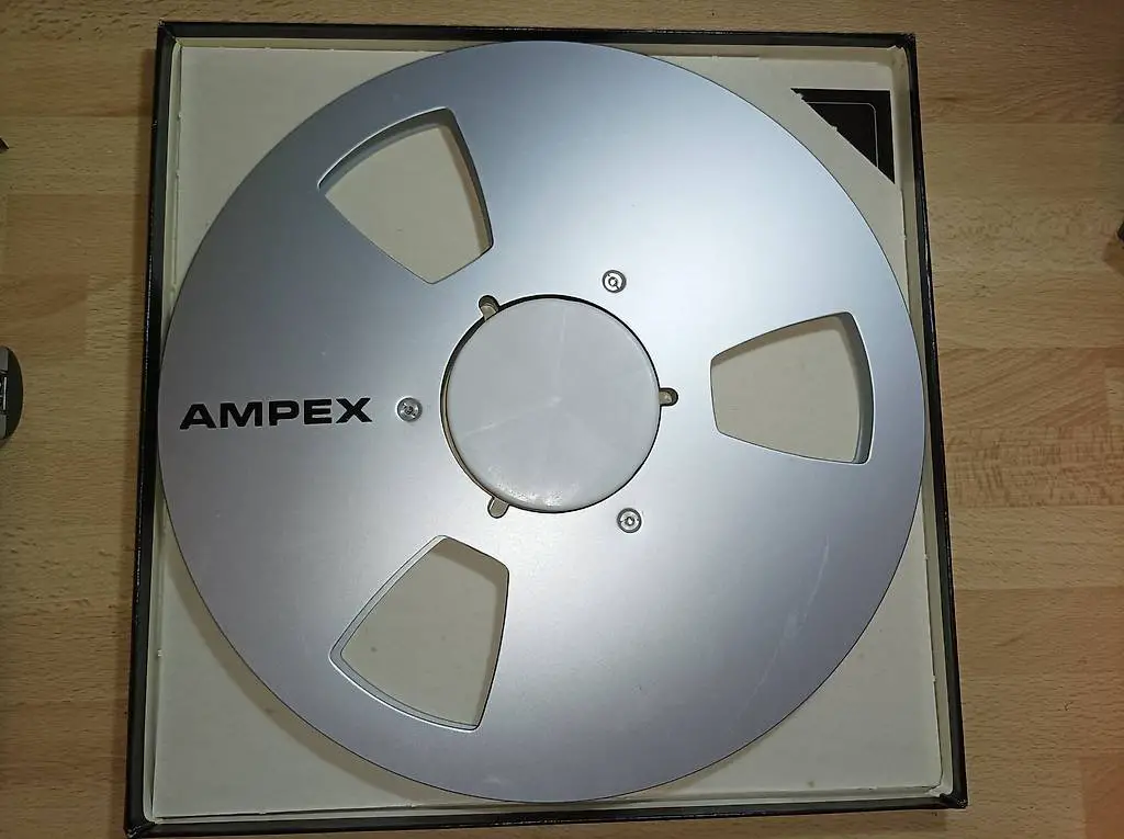 Alu Tonband Spule NAB Ampex ohne Band