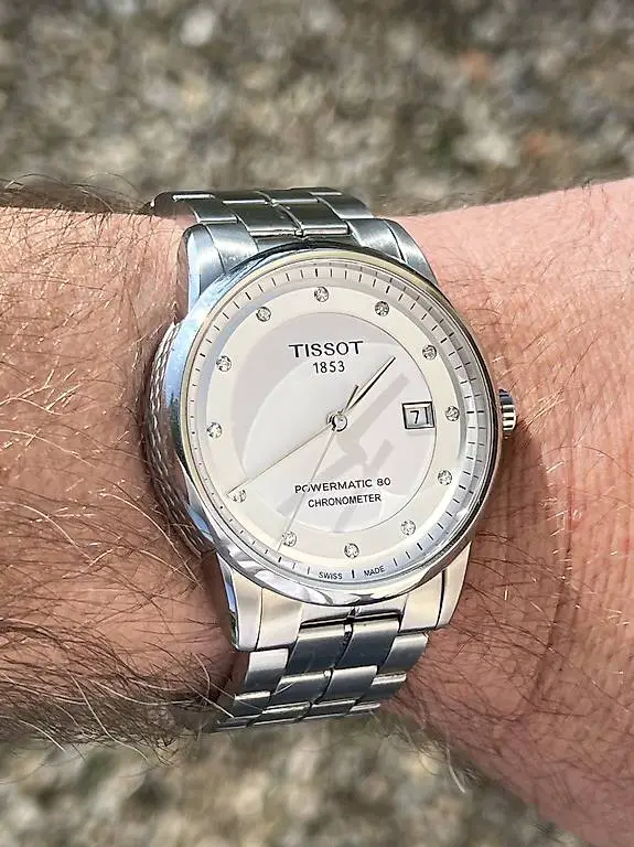 Tissot Powermatic 80 Chronometer homme diamonds