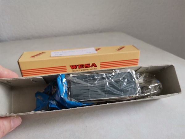 WESA Containerwagen DB, mit Schachtel
