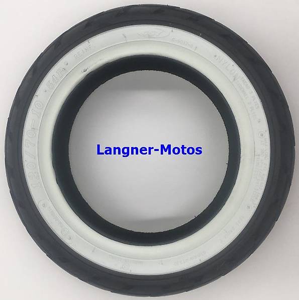 Vespa ET2 ET4 50-150 Weisswand Reifen CST 120/70-10 TL 54P