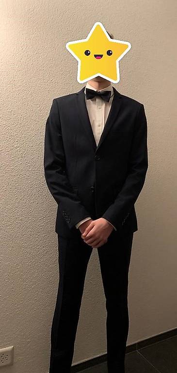 Slim fit Jugend / Herren Anzug, Gr. 42 inkl. Hemd