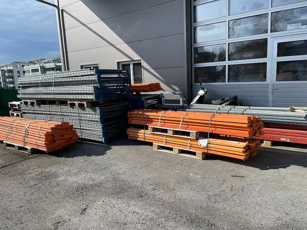 Palettenregale verschiedene höhen