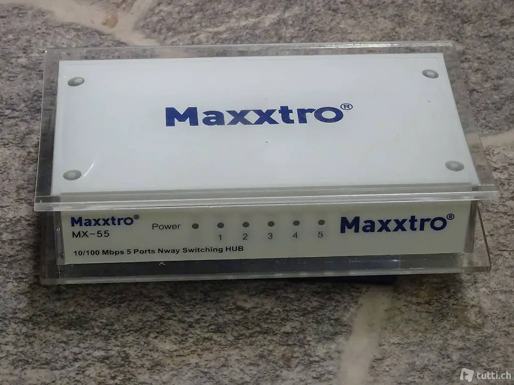 Maxxtro Fast Ethernet Switching Hub MX-55