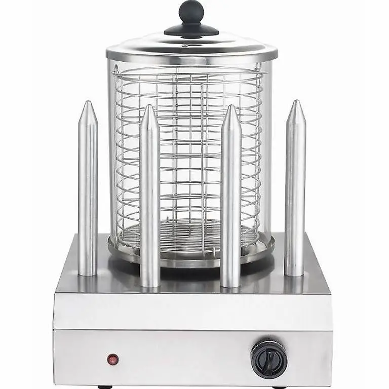 Edelstahl Profi Gastro Hot Dog Maker Gerät Erhitzer
