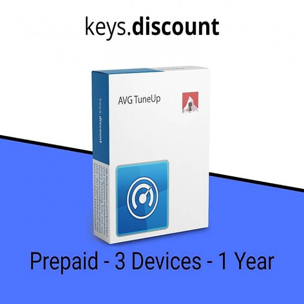  AVG TuneUp Performance prépayé 3 appareils 1 an