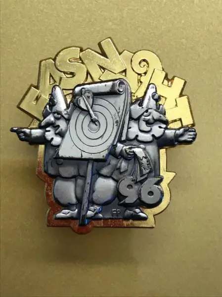 Fasnacht Plakette Basel 1996 Gold