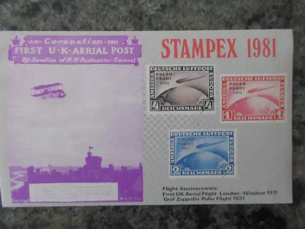 Gedenkmarken GB Stampex 1981