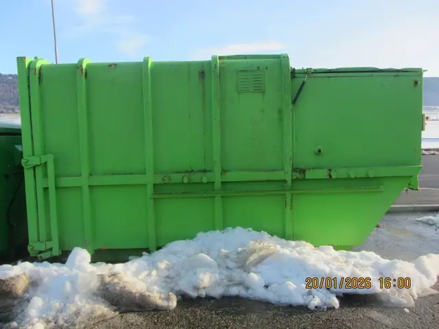 Compacteur HUSMAN multibenne 8 m3, Abrollcontainer / Mulden